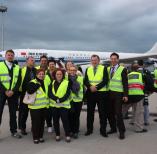 First CA flight landed at BUD